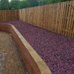 Hard landscaping with Eco Chip rubber chippings