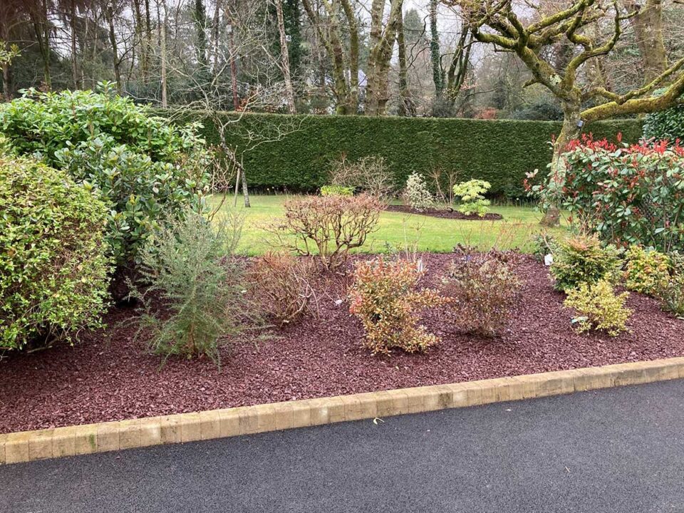 Landscaping with Eco Rubber Chippings