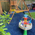 Play garden with Eco Play rubber chippings